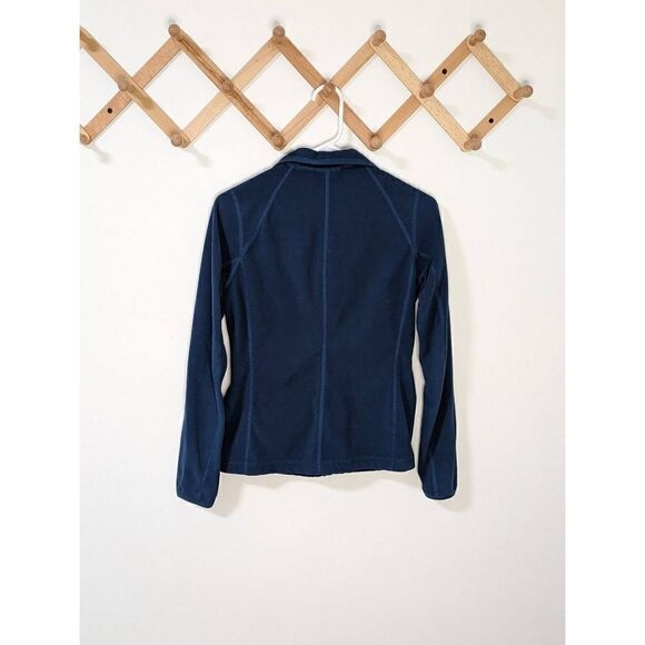 The North Face Women's Fleece Zip-up Jacket Blue TKA100 - Size Small - Picture 6 of 7